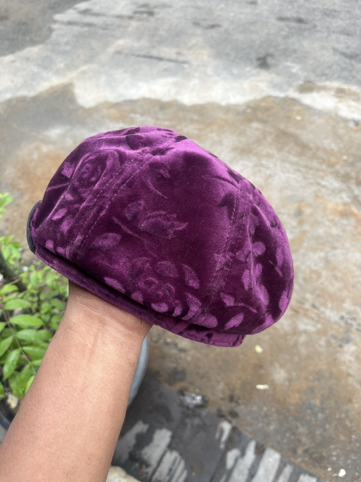 Beauty Beast Japanese Cabbie Hat Purple Vintage Size ONE SIZE - 13 Thumbnail