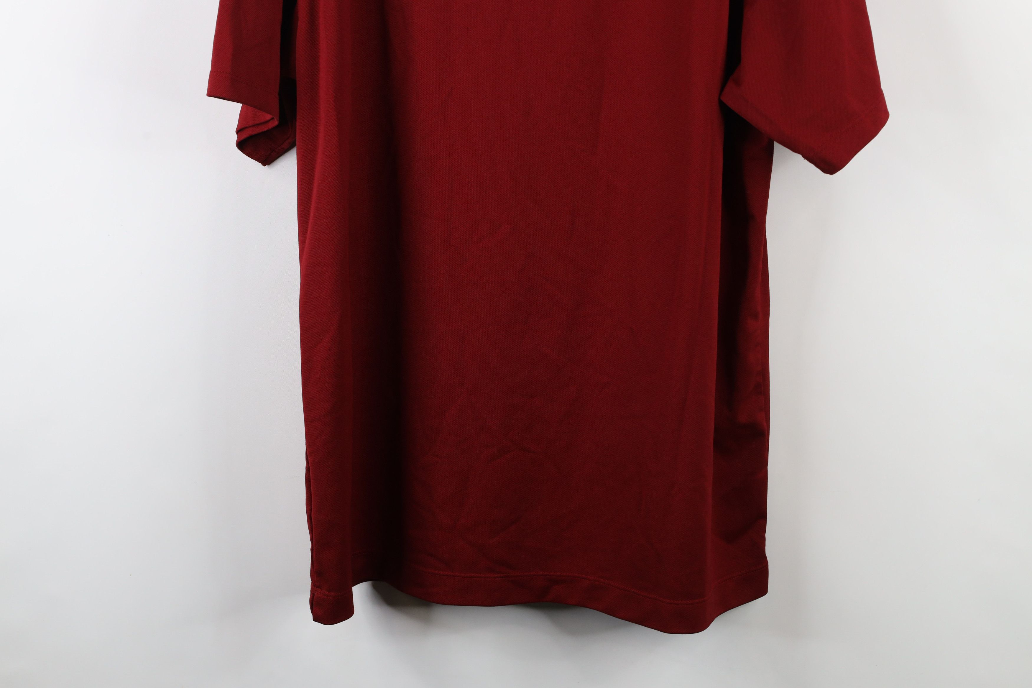 Nike × Vintage Vintage Nike Golf Mini Swoosh Short Sleeve Mock Neck T-Shirt Size US XL / EU 56 / 4 - 11 Thumbnail