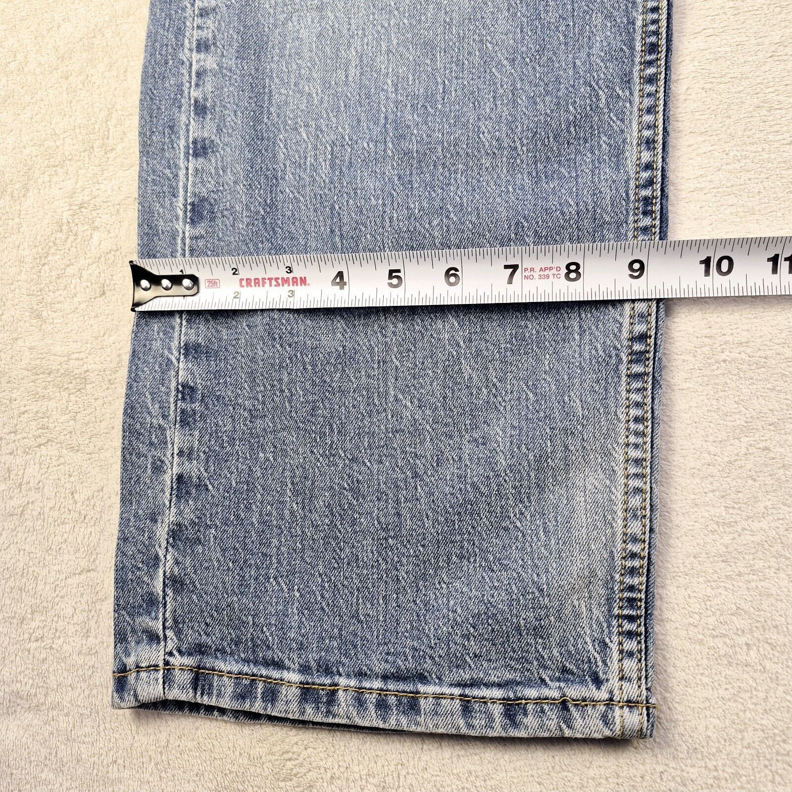 Levi's NEW Levis 505 Men's Light Blue Stretch Fit Denim Jeans 40x30 Size US 40 / EU 56 - 4 Thumbnail