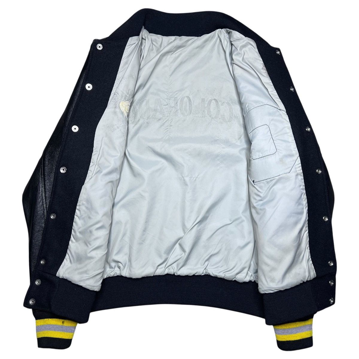 NCAA 1980s NCAA Colorado Buffaloes Wool Leather Varsity Jacket Size US L / EU 52-54 / 3 - 2 Thumbnail