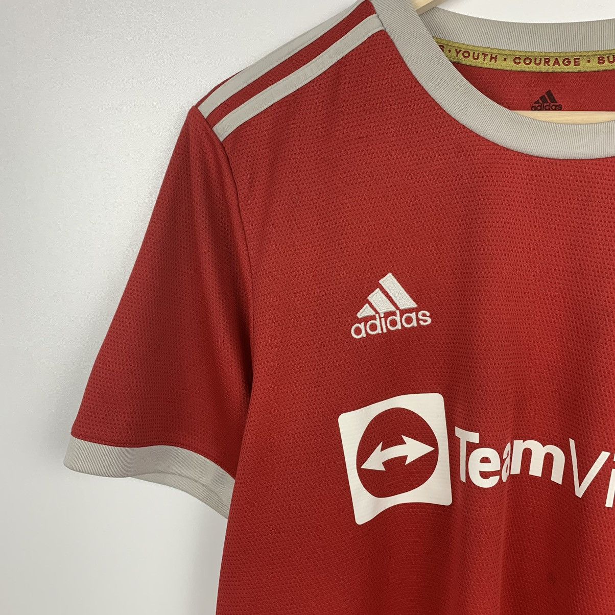 Adidas Adidas Manchester United 21/22 Home Soccer Jersey Shirt Kit Size US L / EU 52-54 / 3 - 4 Thumbnail