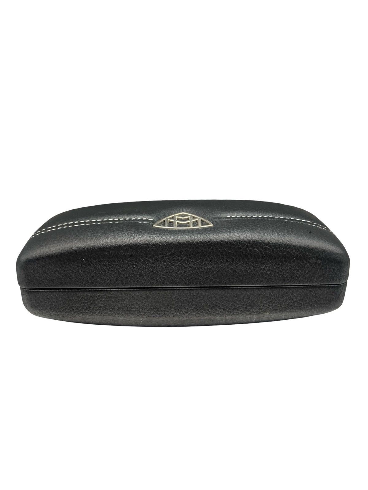 MAYBACH Eyewear Maybach Sunglasses Case – Black Leather w/ Silver Maybach Size ONE SIZE - 2 Thumbnail
