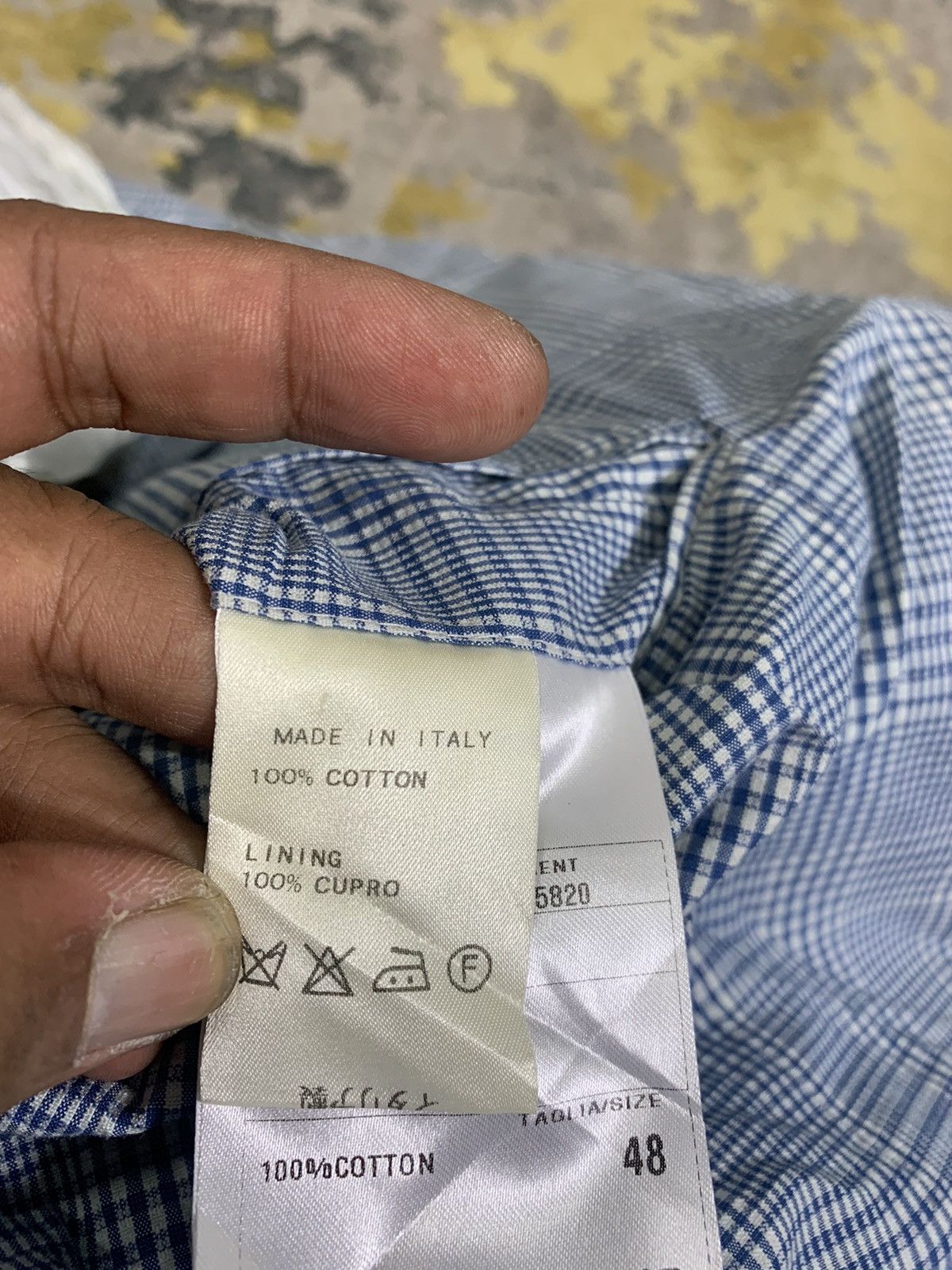 Caruso ZZ2M304A Caruso Blazer jacket Tartan Size US L / EU 52-54 / 3 - 12 Thumbnail