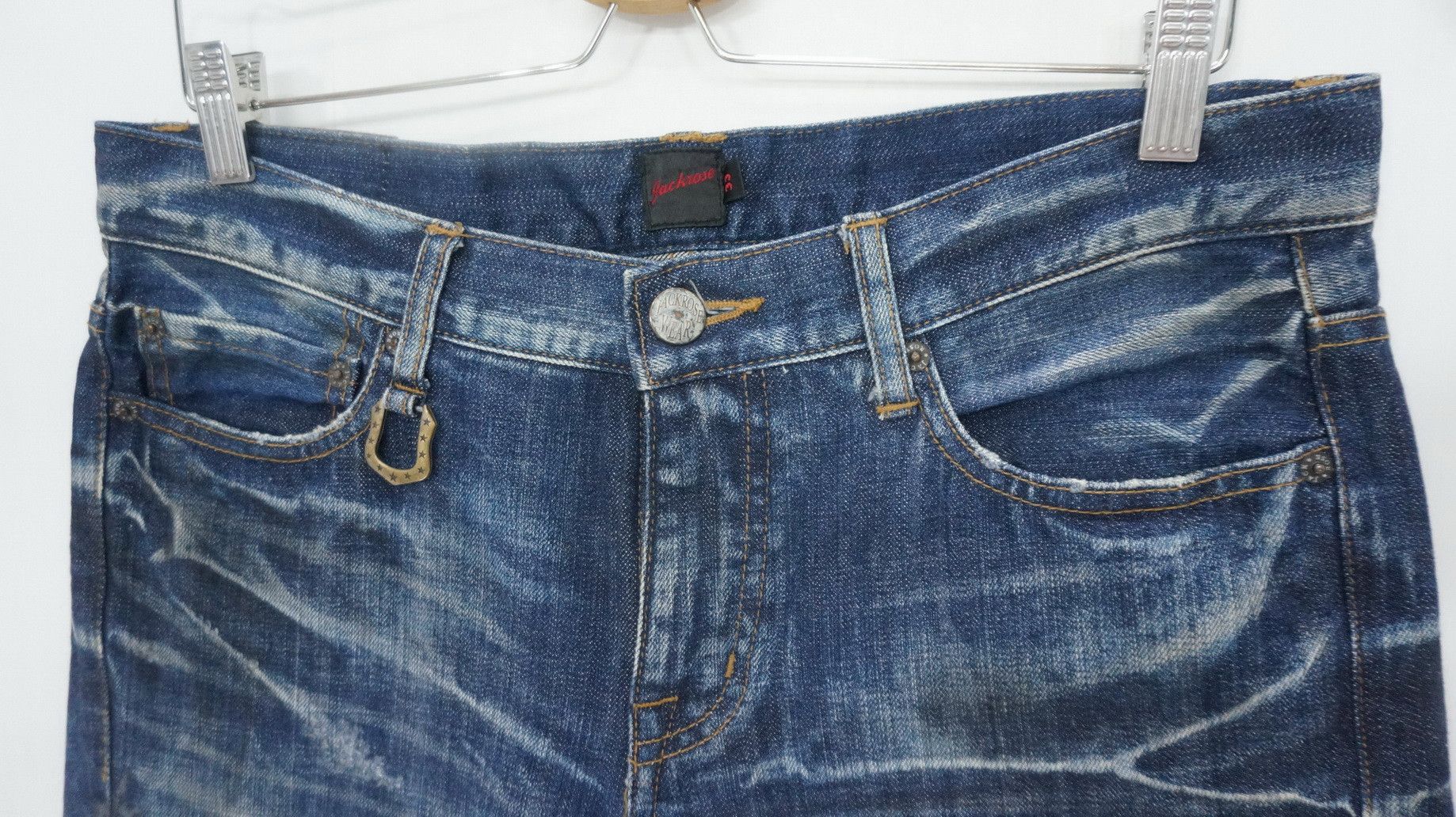 BUFFALO BOBS Dope 🔥 JACKROSE Flared Distressed Jeans Size US 33 - 4 Thumbnail