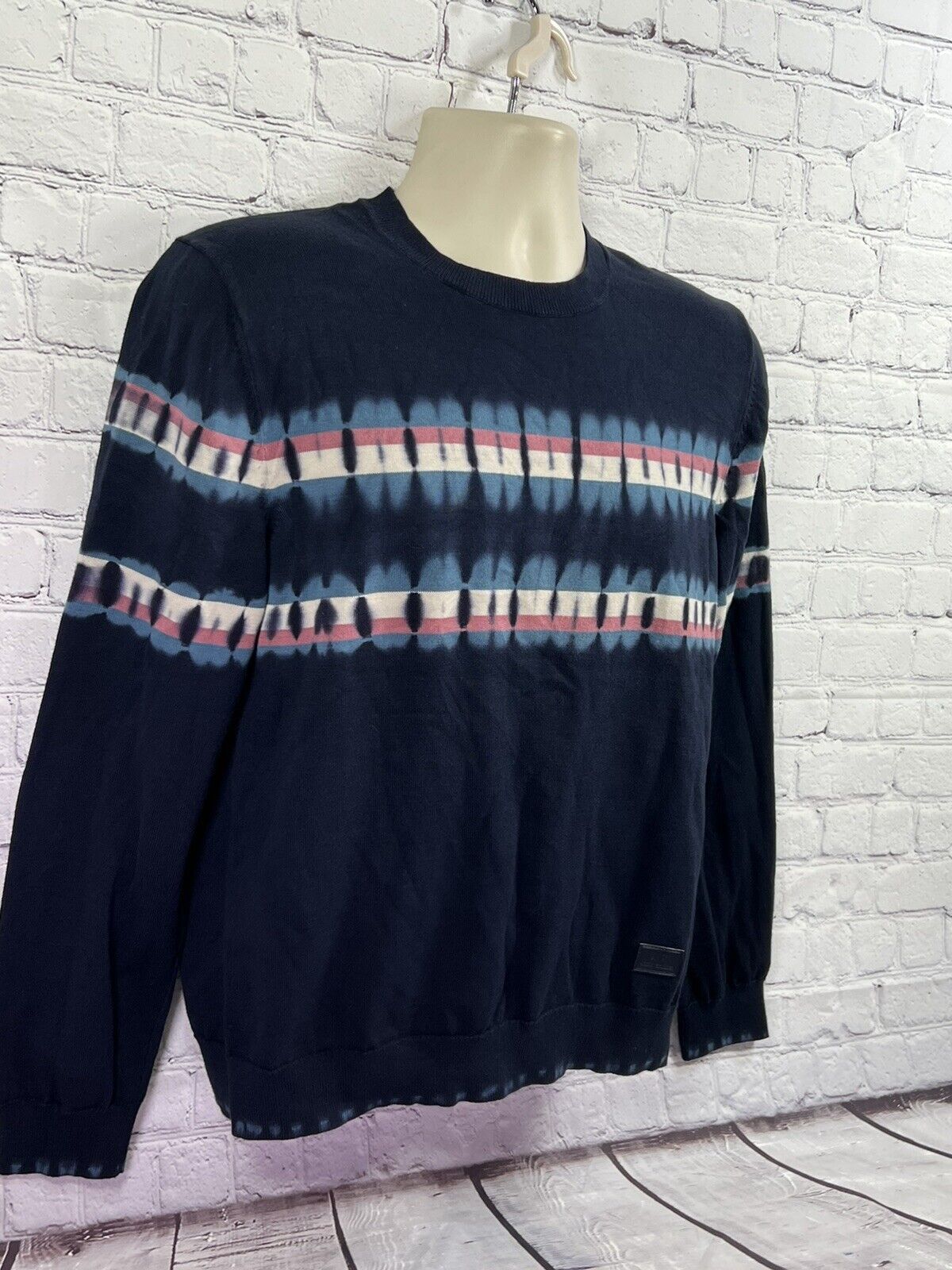 Armani Exchange Armani Exchange AIX tie dye knit pullover sweater mens L Size US L / EU 52-54 / 3 - 2 Thumbnail