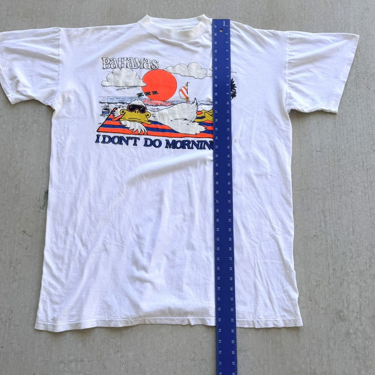 Vintage Vintage Funny Duck T Shirt Bahamas Single Stitch 90s Size US XXL / EU 58 / 5 - 7 Thumbnail