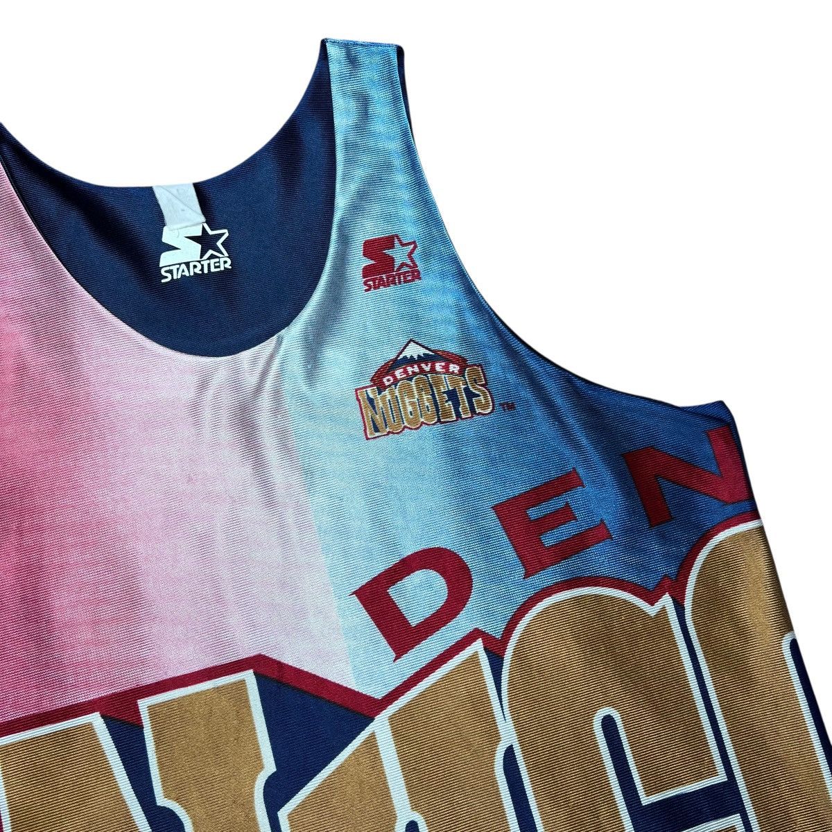 Starter 1990s NBA Denver Nuggets Starter Reversible Practice Jersey Size US XL / EU 56 / 4 - 8 Thumbnail