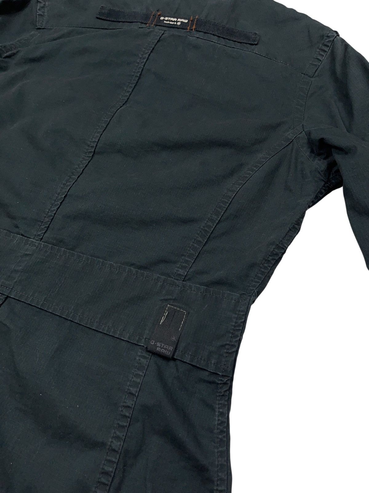 G-Star Vintage G-Star Raw Zip Biker Jacket Lightweight Overshirt Size S / US 4 / IT 40 - 11 Thumbnail