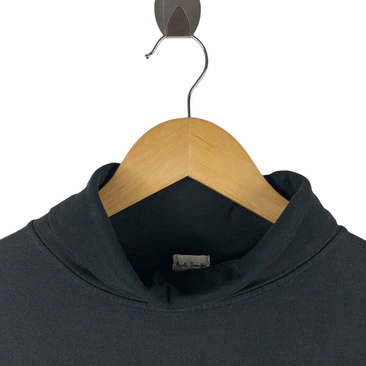 Paul Smith Vintage Paul Smith London Mock Neck Graphic Long Sleeve Tee Size US L / EU 52-54 / 3 - 5 Thumbnail