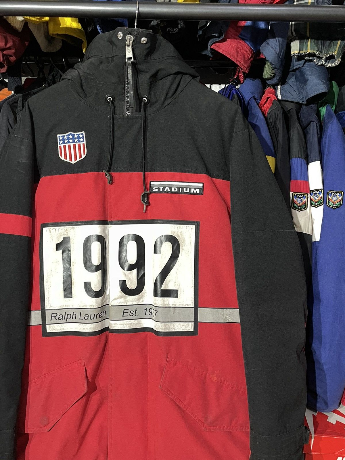 Polo Ralph Lauren × Ralph Lauren Puffer Jacket Polo Stadium 1992 Size US L / EU 52-54 / 3 - 2 Thumbnail