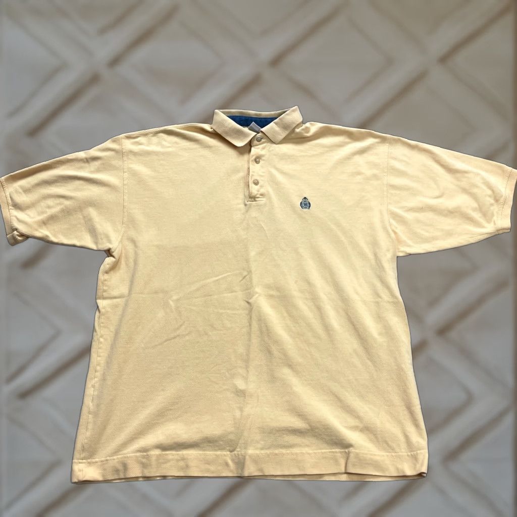 Bugle Boy Bugle Boy Polo Shirt Mens XXL Yellow Cotton Short Sleeve Collared Casual Shirt Size US XXL / EU 58 / 5 - 1 Thumbnail