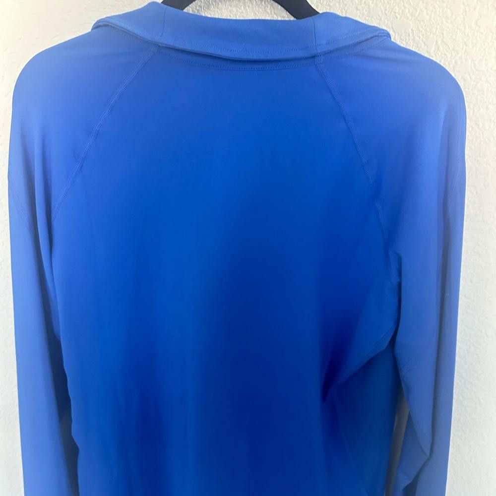 Adidas Adidas Climalite Blue 1/2 Zip Pullover Long Sleeve Top Large Size L / US 10 / IT 46 - 8 Thumbnail