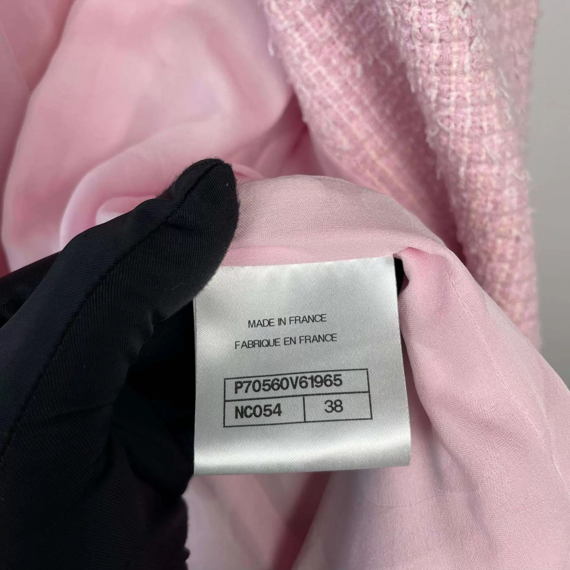 Chanel Chanel Pink Tweed Collared Jacket 38 98 New Size S / US 4 / IT 40 - 4 Thumbnail