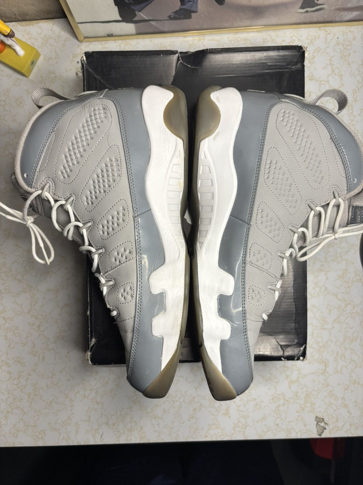 Jordan Brand Air Jordan 9 Retro 2012 Cool Grey 2012 Size US 11.5 / EU 44-45 - 3 Thumbnail