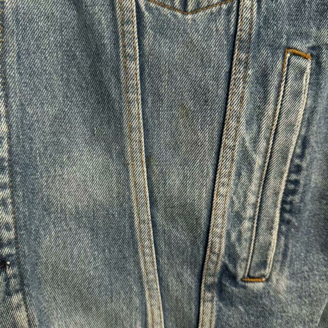 Balenciaga Balenciaga neckline logo destruction design denim jacket si Size US S / EU 44-46 / 1 - 2 Thumbnail
