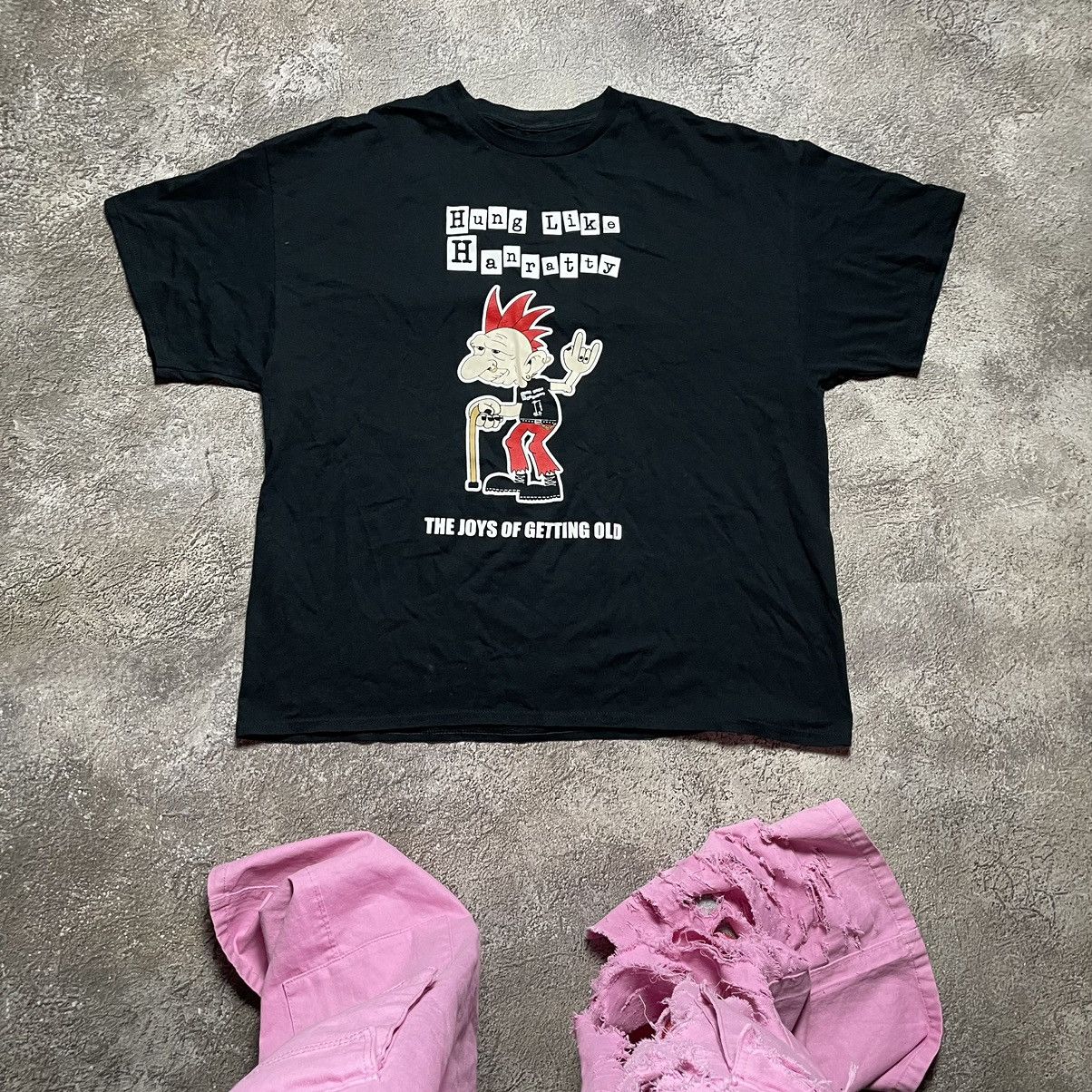 Vintage Vintage Y2K Graphic Tee Sun Faded Funny Print Skate Boxy XXL Size US XXL / EU 58 / 5 - 1 Thumbnail