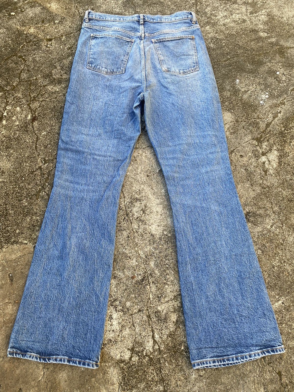 Designer × If Six Was Nine × Vintage We the Free Jeans Made in Turkey Flare Buttonfly Size US 33 - 2 Thumbnail