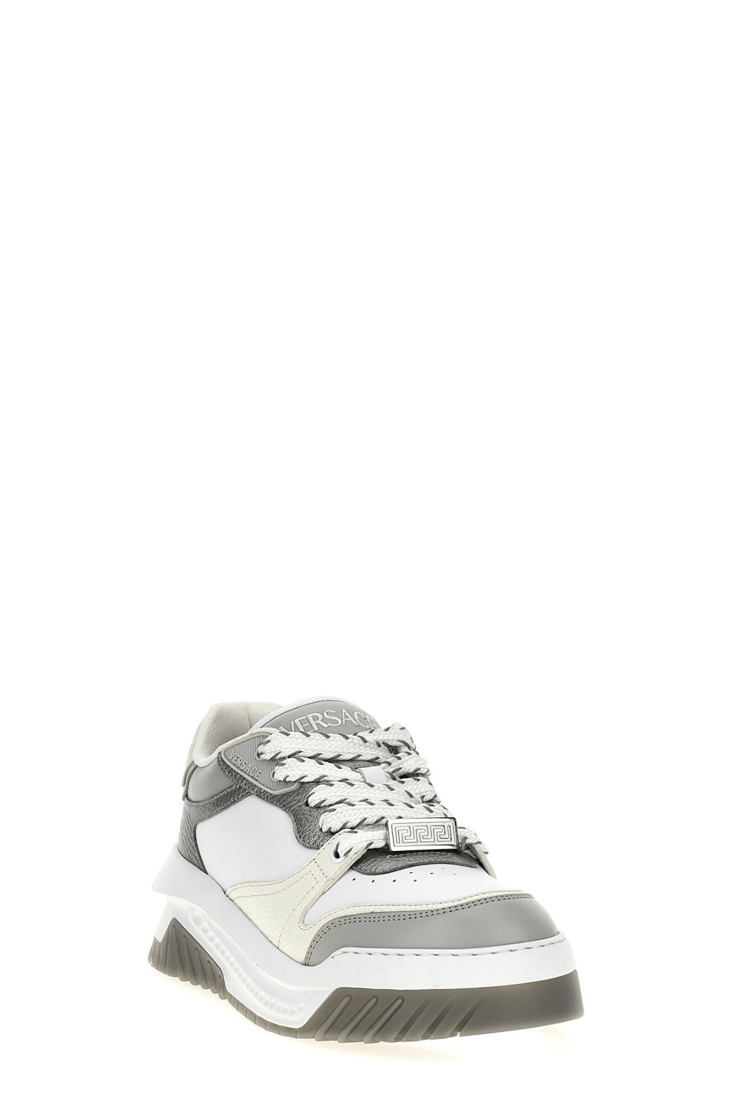Versace VERSACE Odissea Gray/White Leather Sneakers New & Authentic Size US 11 / EU 44 - 2 Thumbnail