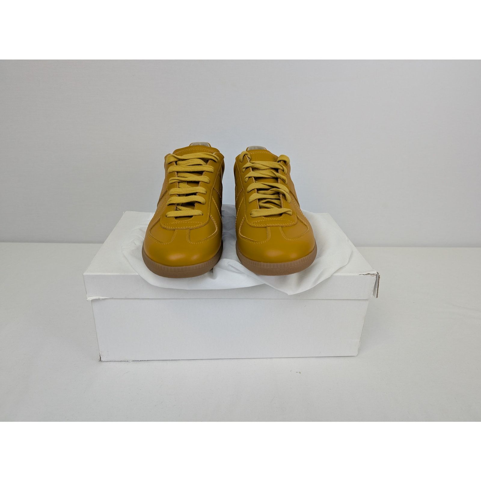 Maison Margiela o1rshd1 Low-Top Sneakers in Mustard Yellow Size US 8 / EU 41 - 19 Thumbnail