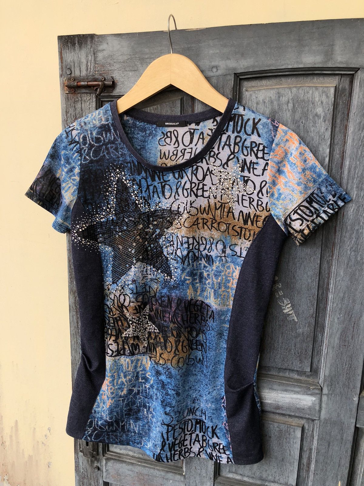 Japanese Brand Brodiaea Japanese Poem Party for She/Her with Denim Diamond Size M / US 6-8 / IT 42-44 - 4 Thumbnail