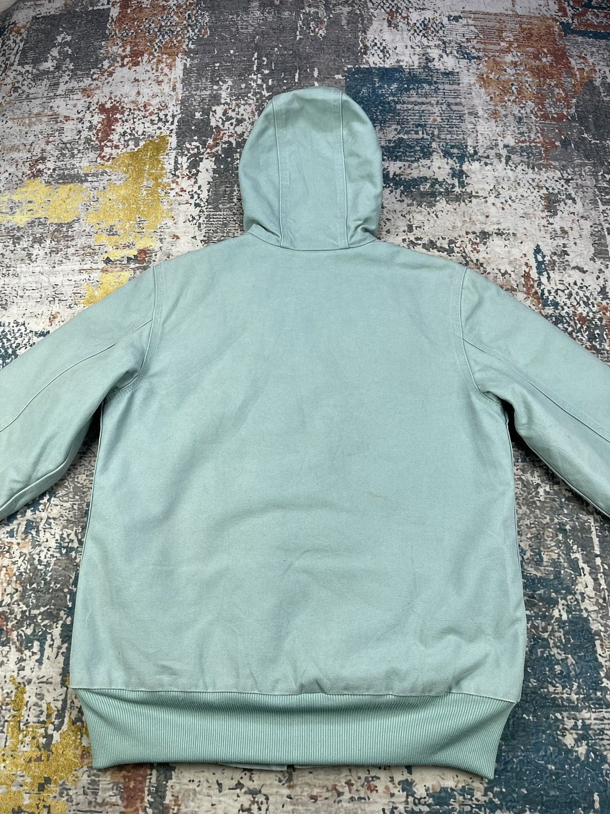 Carhartt Vintage Carhartt WIP Canvas Pine Green Hoodie Size US S / EU 44-46 / 1 - 7 Thumbnail