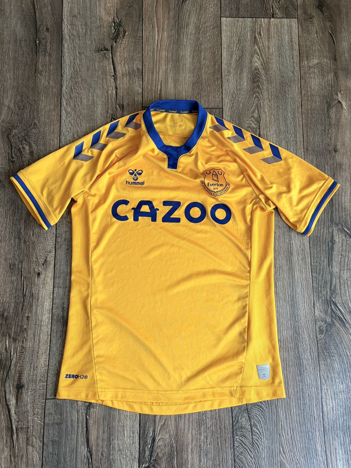 Hummel Everton 2020/2021 Away Football Shirt Soccer Jersey Hummel Size US S / EU 44-46 / 1 - 1 Thumbnail