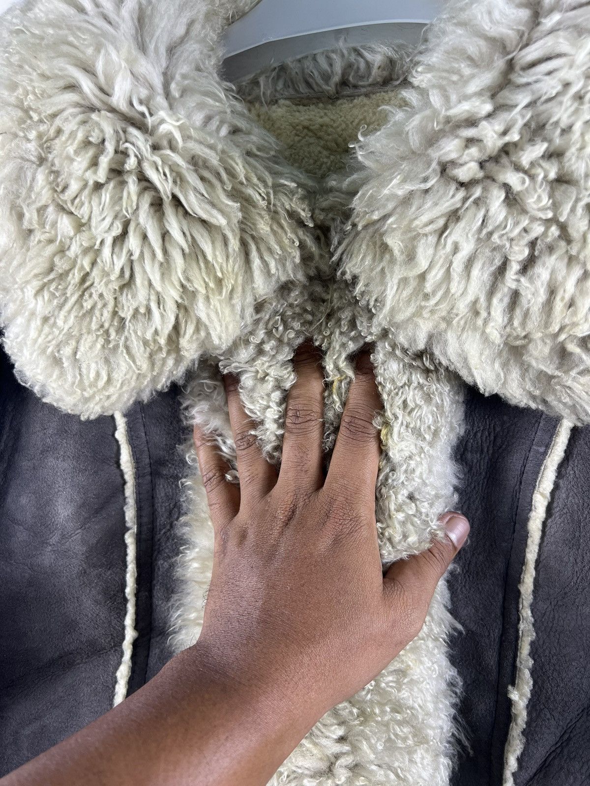 Other 🔥 Unknown Sheepskin Croped jacket Size S / US 4 / IT 40 - 4 Thumbnail