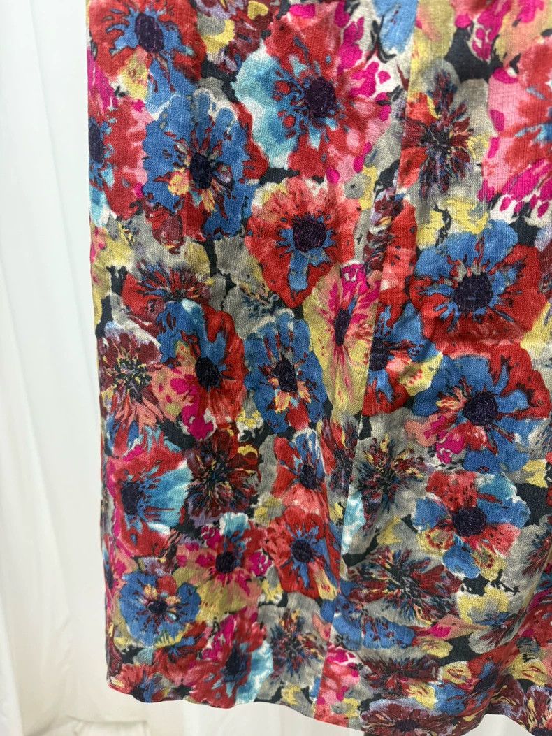 Dries Van Noten DRIES VAN NOTEN Oil painting flower skirt Size 25" / US 0 / IT 36 - 3 Thumbnail