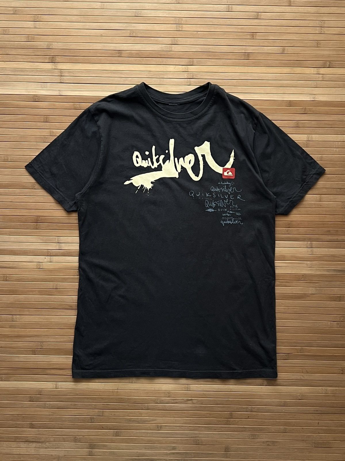 Quiksilver Vintage Quicksilver Tshirt Size US L / EU 52-54 / 3 - 1 Thumbnail