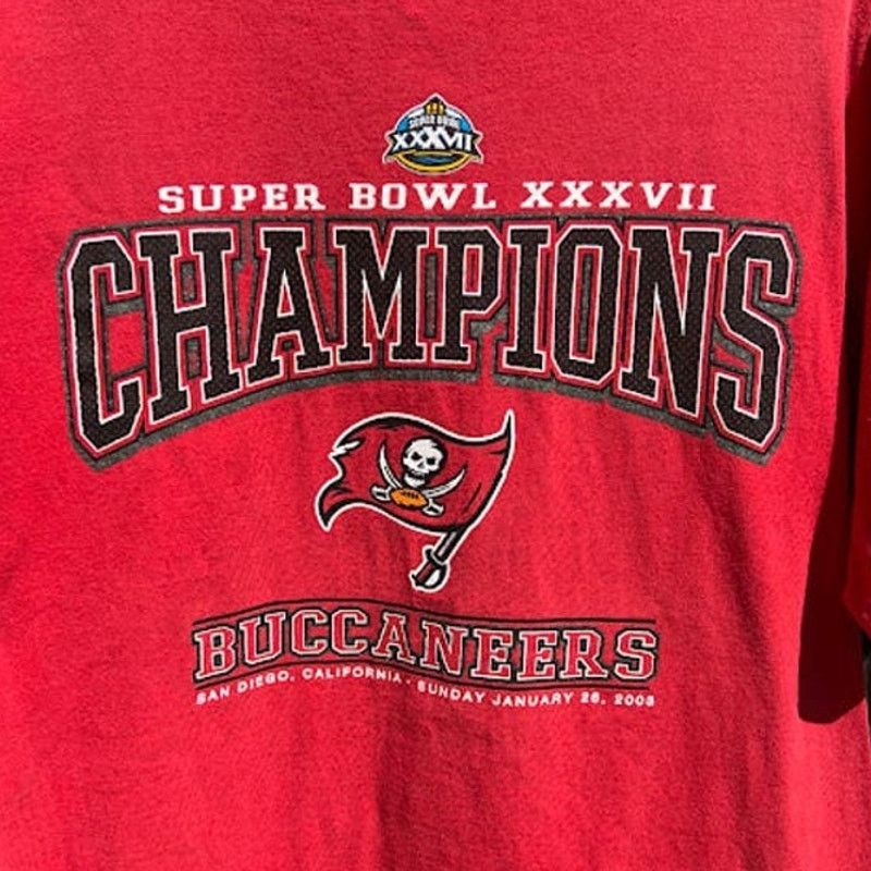 Delta VTG NFL Tampa Bay Buccaneers Super Bowl 2003 Champions Sz L Size US L / EU 52-54 / 3 - 4 Thumbnail