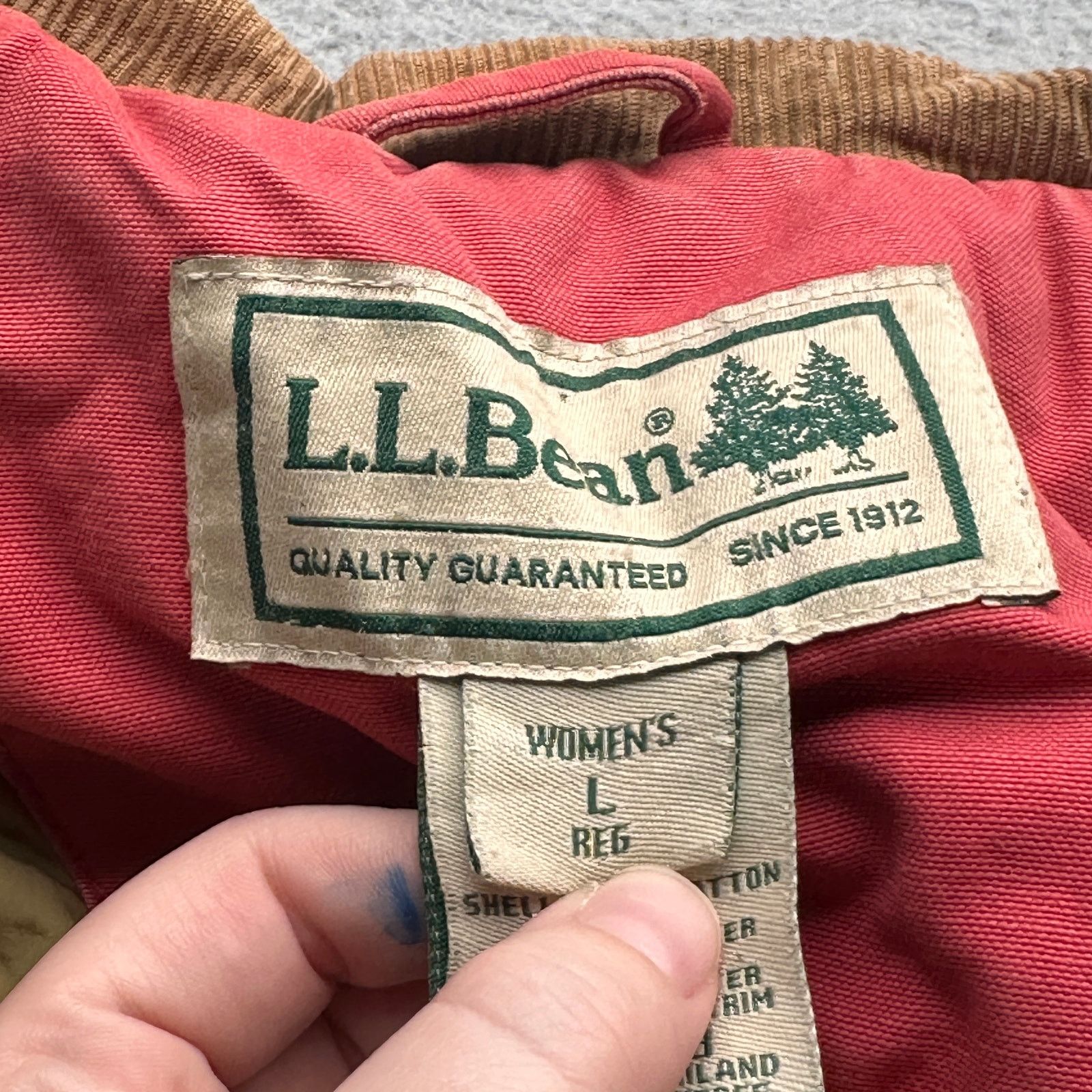 L.L. Bean LL Bean 0 WY28 Adirondack Chore Barn Coat Womens Large Pink Size L / US 10 / IT 46 - 3 Thumbnail