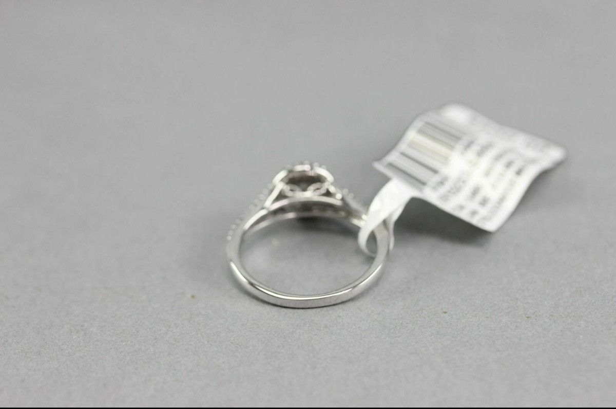 Other NWT $800 10K White Gold 1/4 Ct Diamond Bridge Promise Ring Size ONE SIZE - 5 Thumbnail