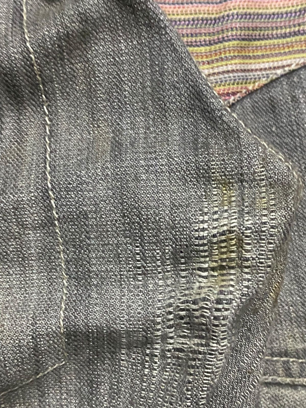 Le Grande Bleu (L.G.B.) Vintage Japanese Brand Wild Khakis Grunge Distressed Jeans Size US 32 / EU 48 - 13 Thumbnail