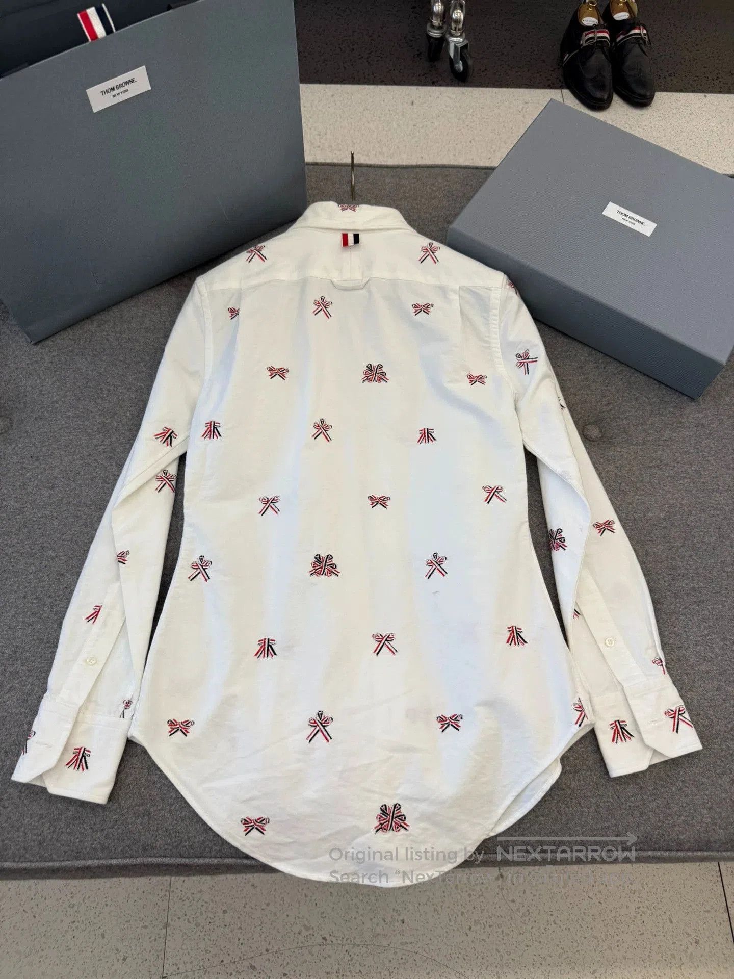 Thom Browne Thom Browne Bow Embroidered Shirt. Size US M / EU 48-50 / 2 - 5 Thumbnail