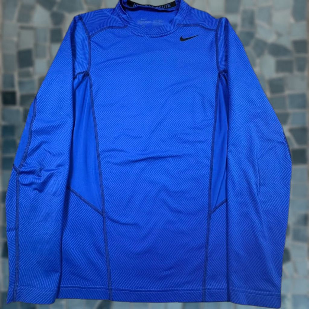 Nike Nike Pro Combat Shirt Men’s Small Fitted Hyperwarm Lite Athletic Workout Gym Size US S / EU 44-46 / 1 - 1 Thumbnail
