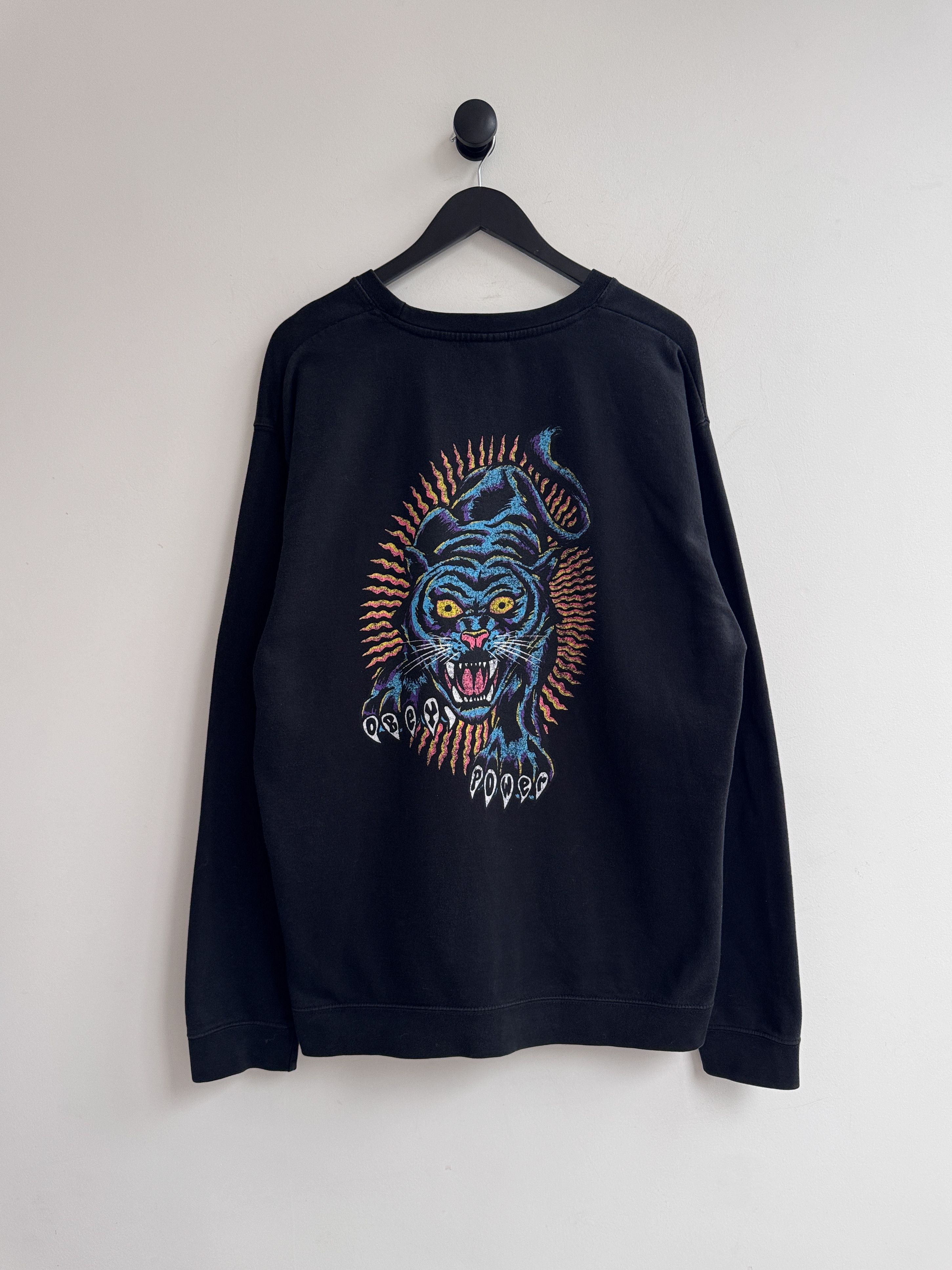 Obey Obey Tiger Sweatshirt Size US XL / EU 56 / 4 - 1 Thumbnail