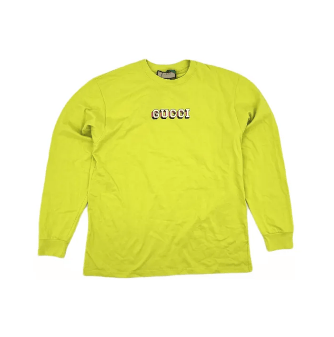 Gucci Gucci Long Sleeve T-shirt Size US L / EU 52-54 / 3 - 1 Thumbnail