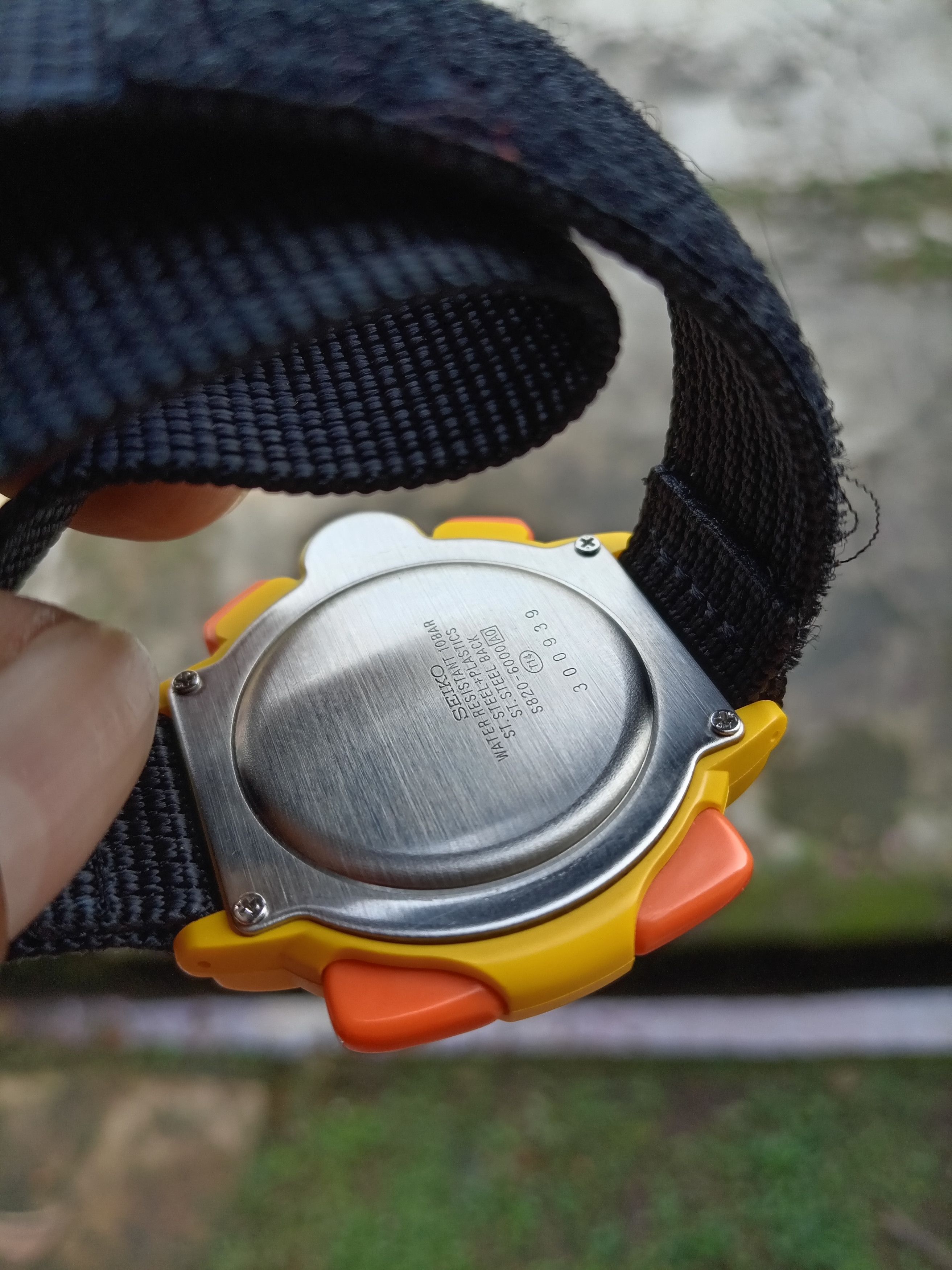 Seiko Seiko S820 ski military yellow digital watch Size ONE SIZE - 6 Thumbnail