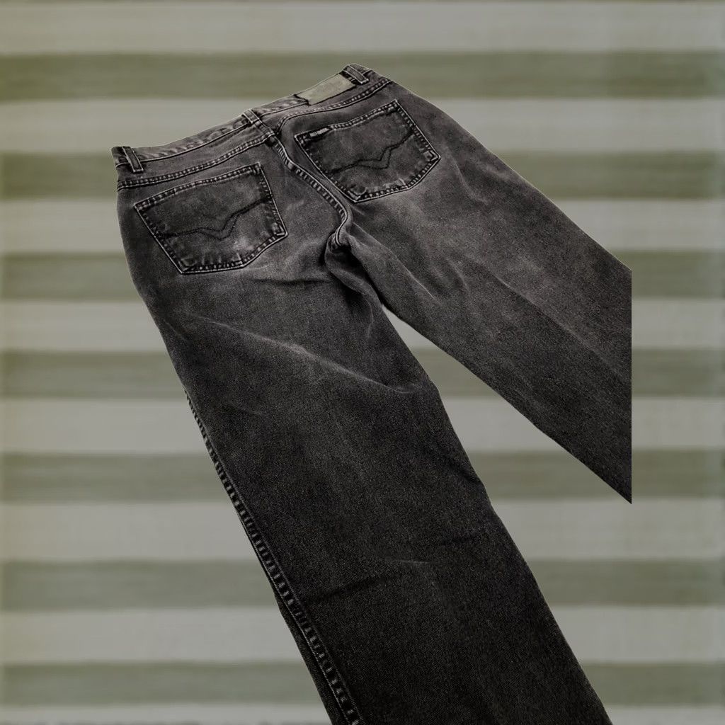 Harley Davidson VINTAGE Harley-Davidson Jeans Mens 32x28.5 Black Denim Straight Leg 5-Pocket Logo Cowboy Biker Rock Mens Size US 32 / EU 48 - 1 Thumbnail