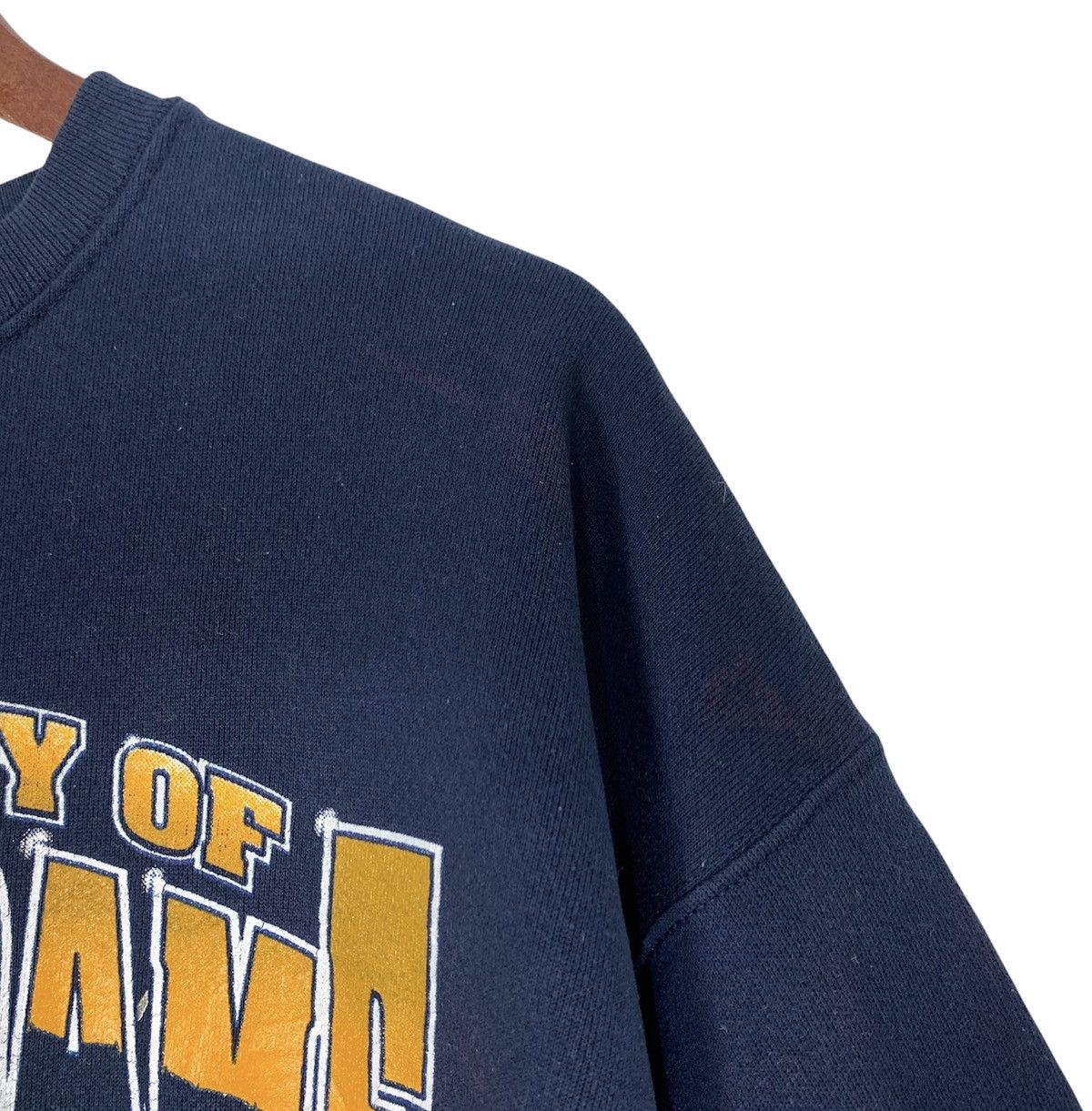 Tultex × Vintage Vintage Distressed 90s Tultex Notre Dame Fighting Irish Size US L / EU 52-54 / 3 - 6 Thumbnail
