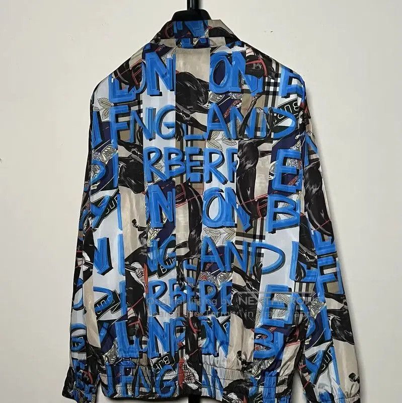 Burberry Burberry Colorful Graphic Men's Jacket. Size US XL / EU 56 / 4 - 2 Thumbnail