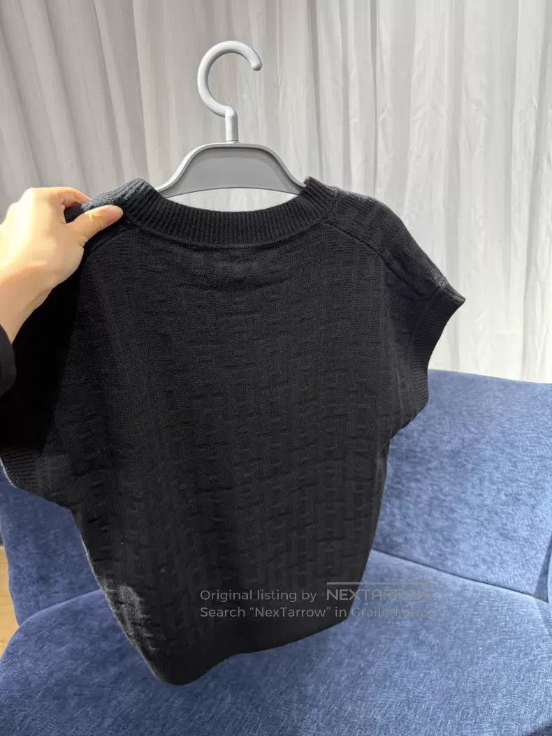 Hermes Hermes Full Print Wool Knit Sweater - Wool Size XXS / US 00 / IT 34 - 2 Thumbnail