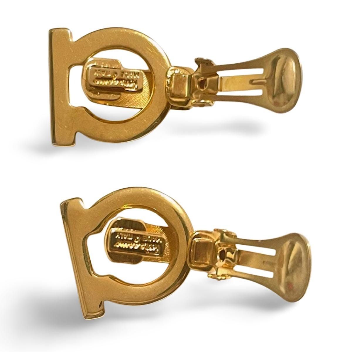 Salvatore Ferragamo Vintage Salvatore Ferragamo golden gancini dangle earrings. Size ONE SIZE - 5 Thumbnail