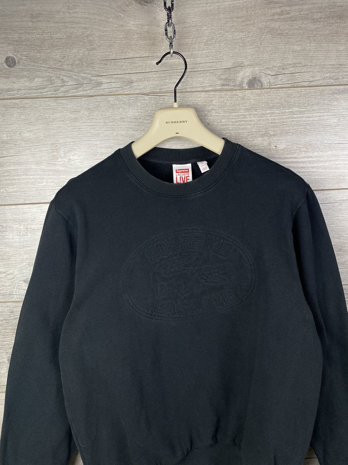 Lacoste × Supreme Sweatshirt in collaboration Lacoste Live Supreme Size L Size US L / EU 52-54 / 3 - 10 Thumbnail