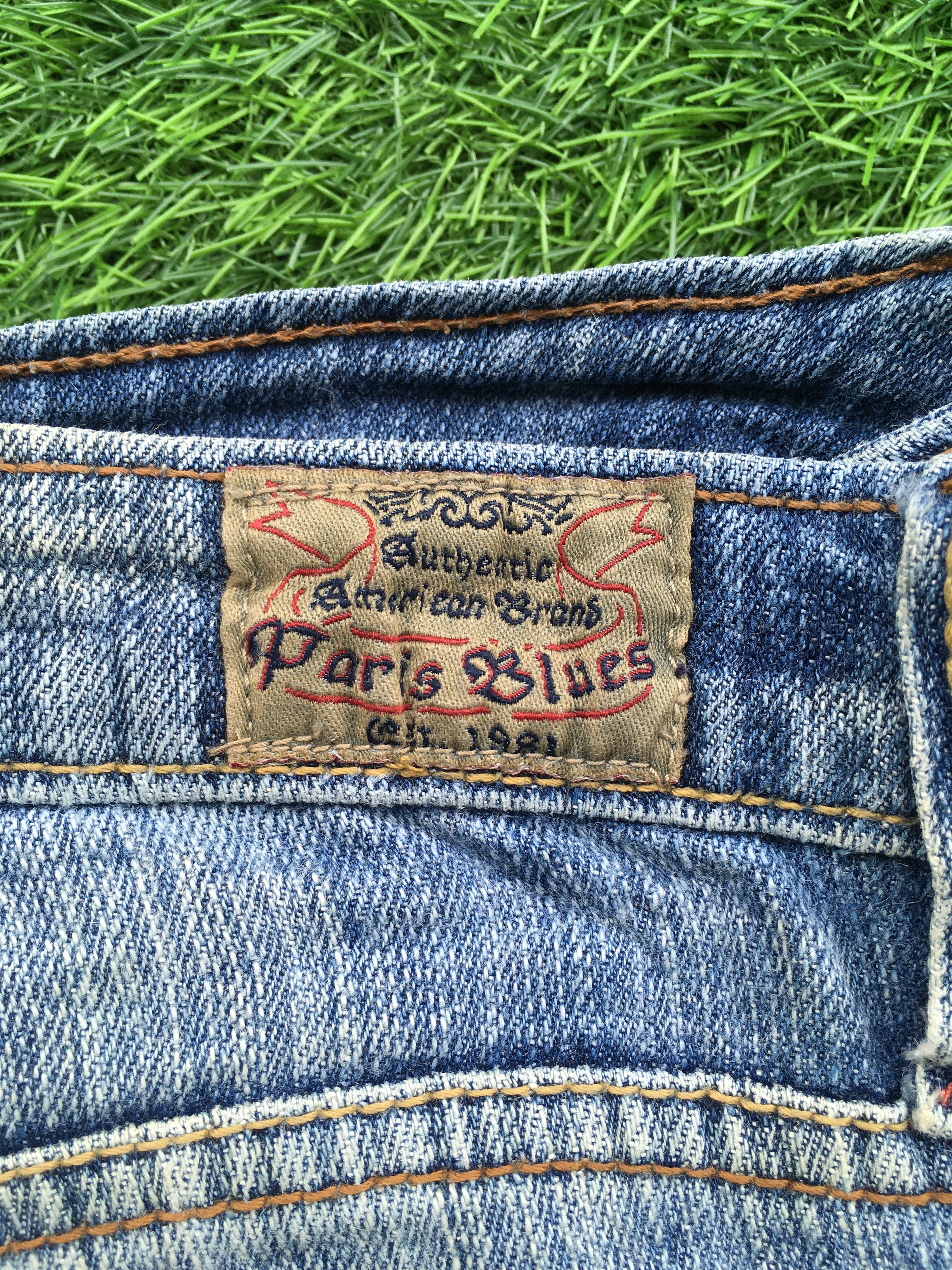 Japanese Brand Paris Blues Low Rise Bootcut Jeans D-979 Size 28" / US 6 / IT 42 - 9 Thumbnail
