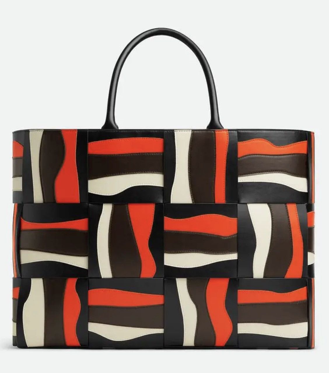Bottega Veneta BOTTEGA VENETA Large Men's Arco Tote — Red/Brown Zebra Print Size ONE SIZE - 8 Thumbnail