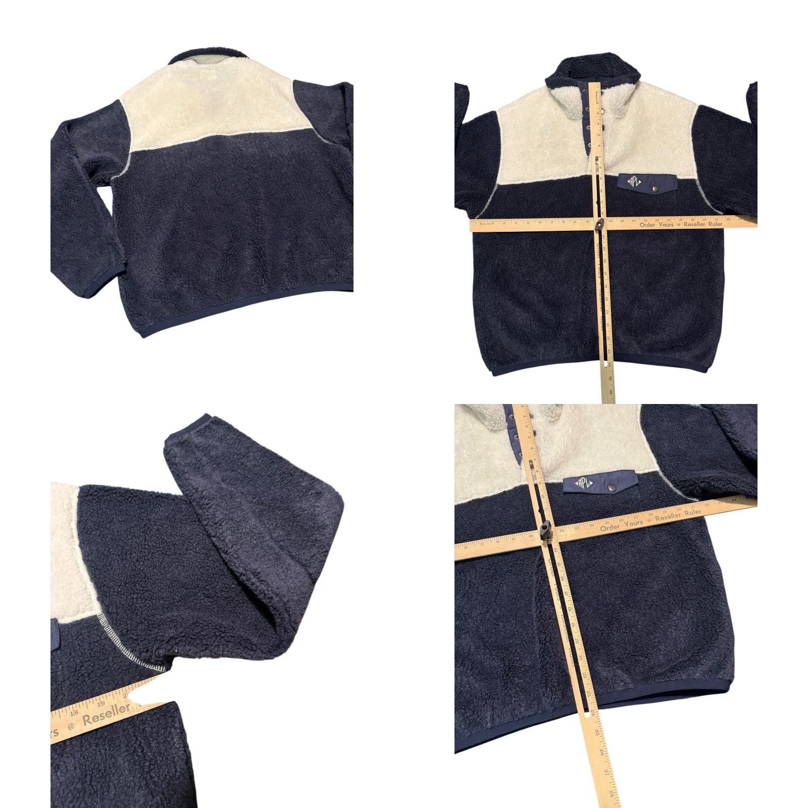 Polo Ralph Lauren Polo Ralph Lauren Sweatshirt 1/4 Zip Snap Pullover Small Blue/White Classic Unisex Adults Long Sleeve Knit Cotton Fleece Logo 2020s Size US S / EU 44-46 / 1 - 9 Thumbnail