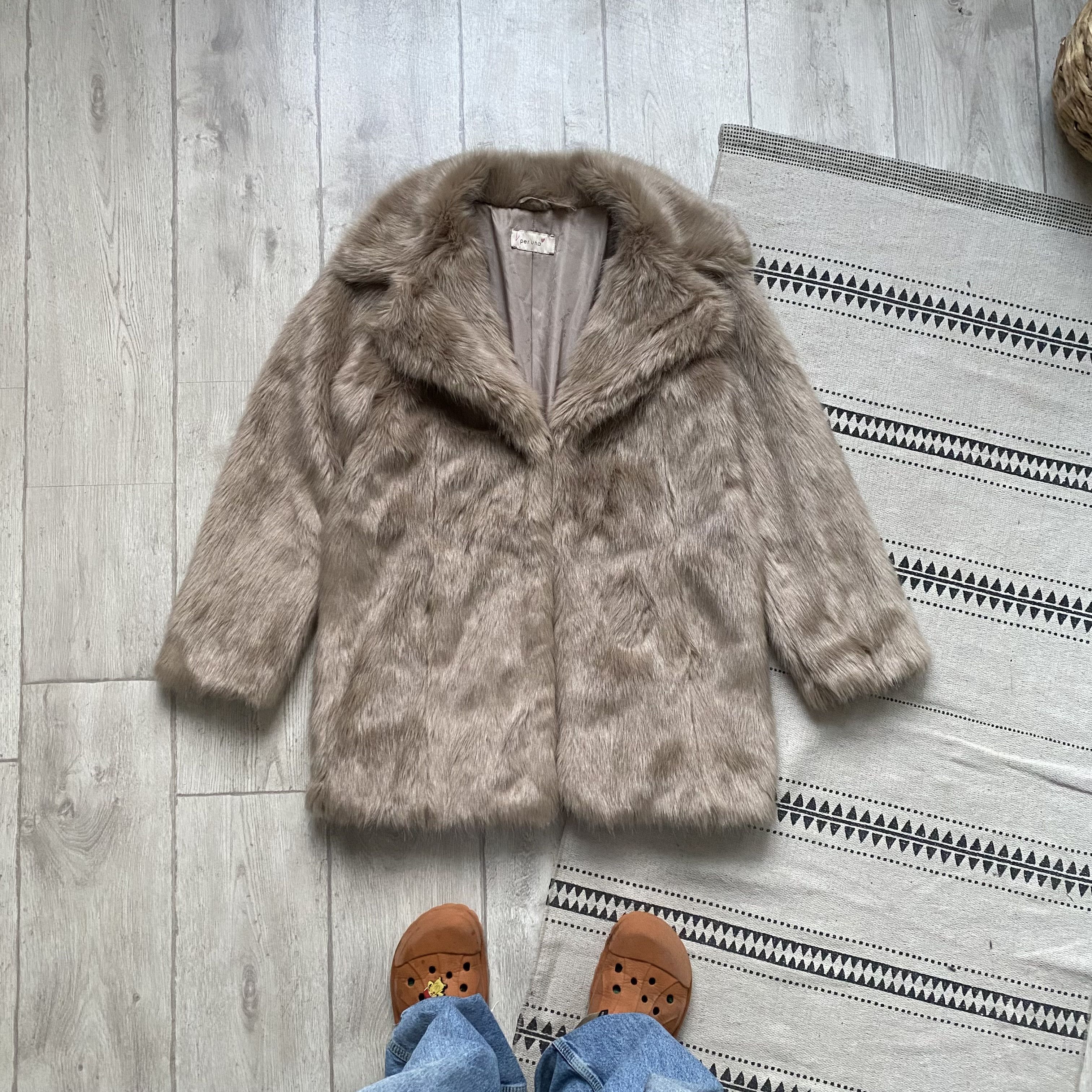 Hysteric Glamour Vintage 2000s Y2K Faux fur coat Japanese Avant-garde Size M / US 6-8 / IT 42-44 - 6 Thumbnail