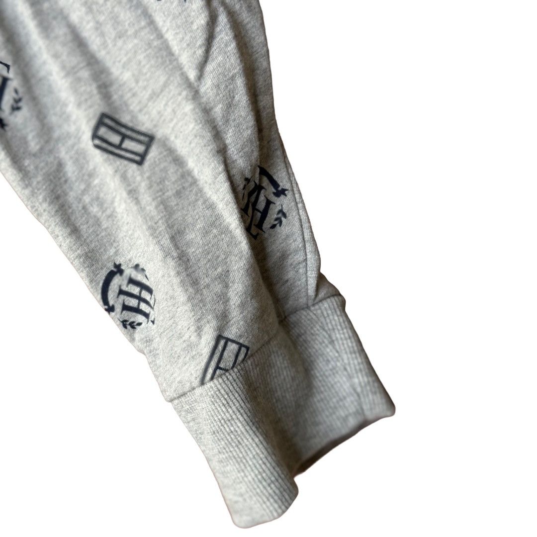 Tommy Hilfiger Tommy Hilfiger Mens Gray Long Sleeve Logo Hoodie XL Size US XL / EU 56 / 4 - 5 Thumbnail