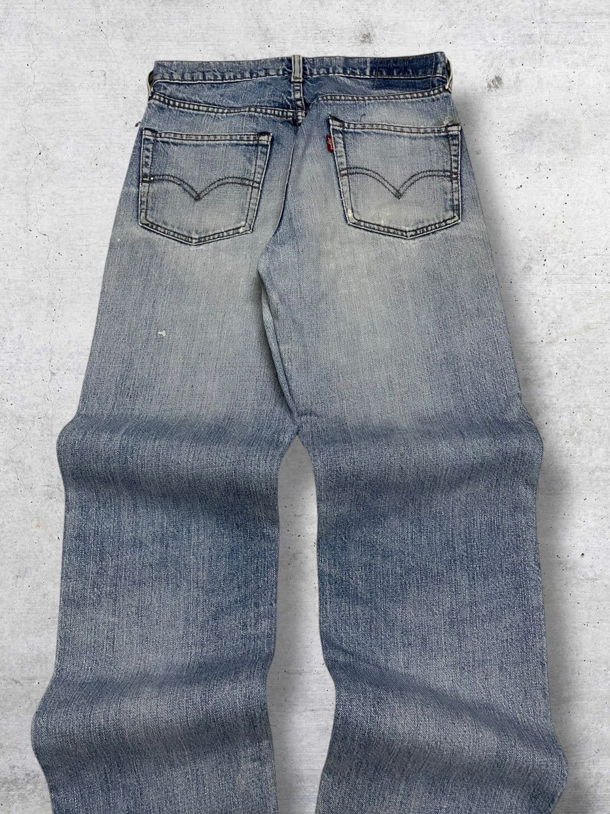 Levi's Vintage Clothing VINTAGE 501 LEVIS USA DESIGNER 90S OG SPLASH RIPPED DENIM Size US 29 - 12 Thumbnail